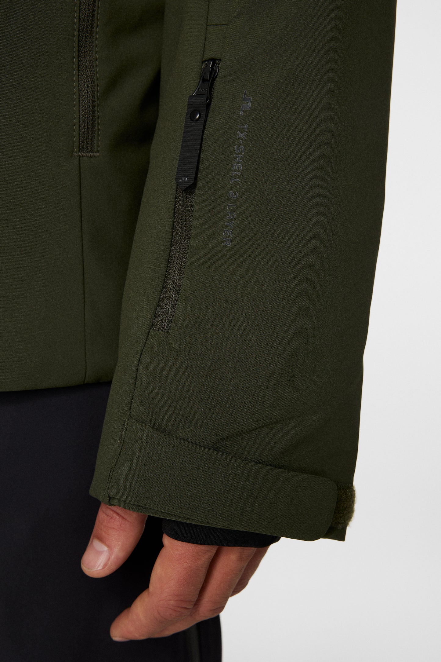 Ace Jacket in Forest Green by J.Lindeberg