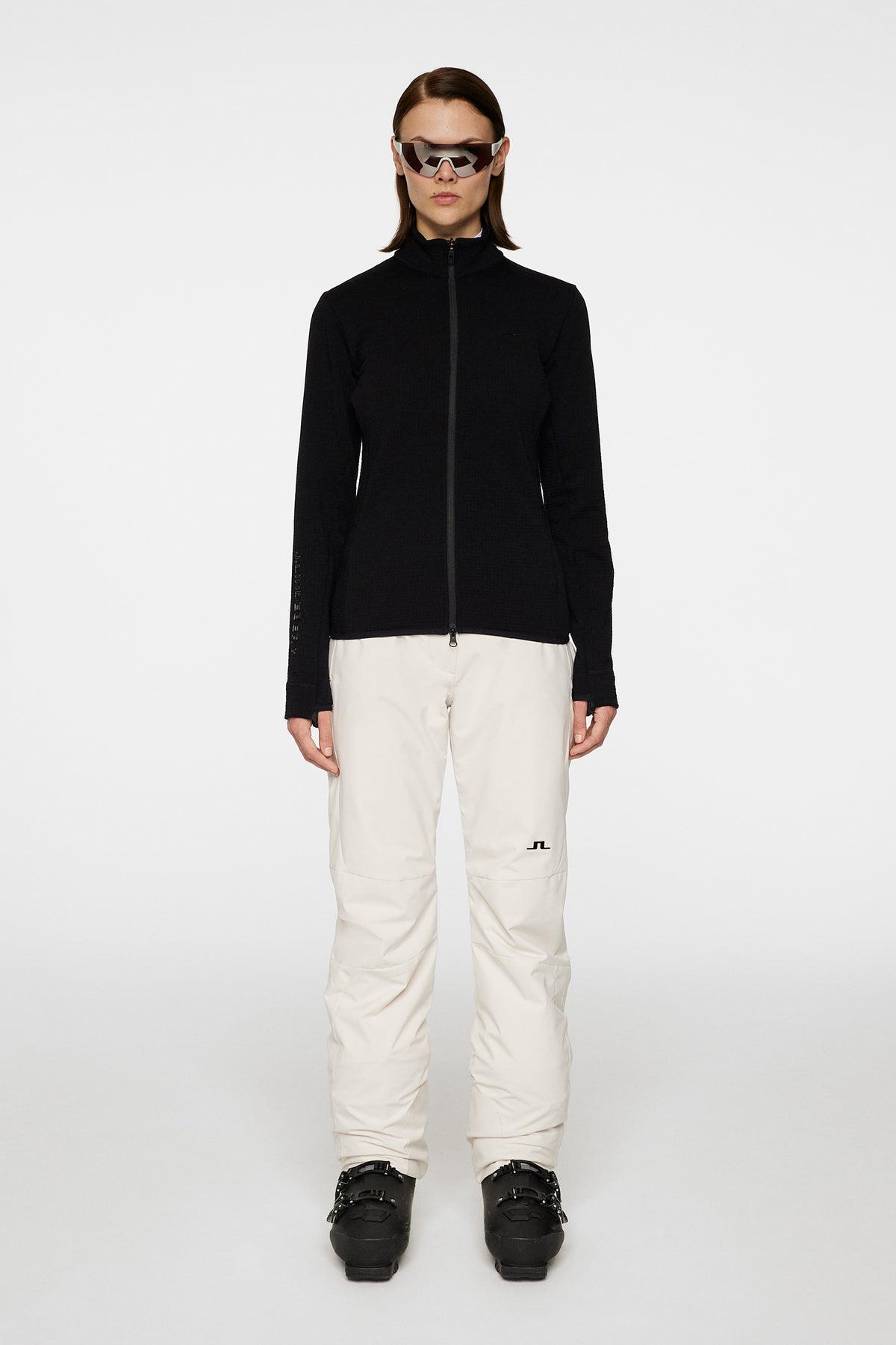 Emeliz Merino Mid Layer in Black by J.Lindeberg