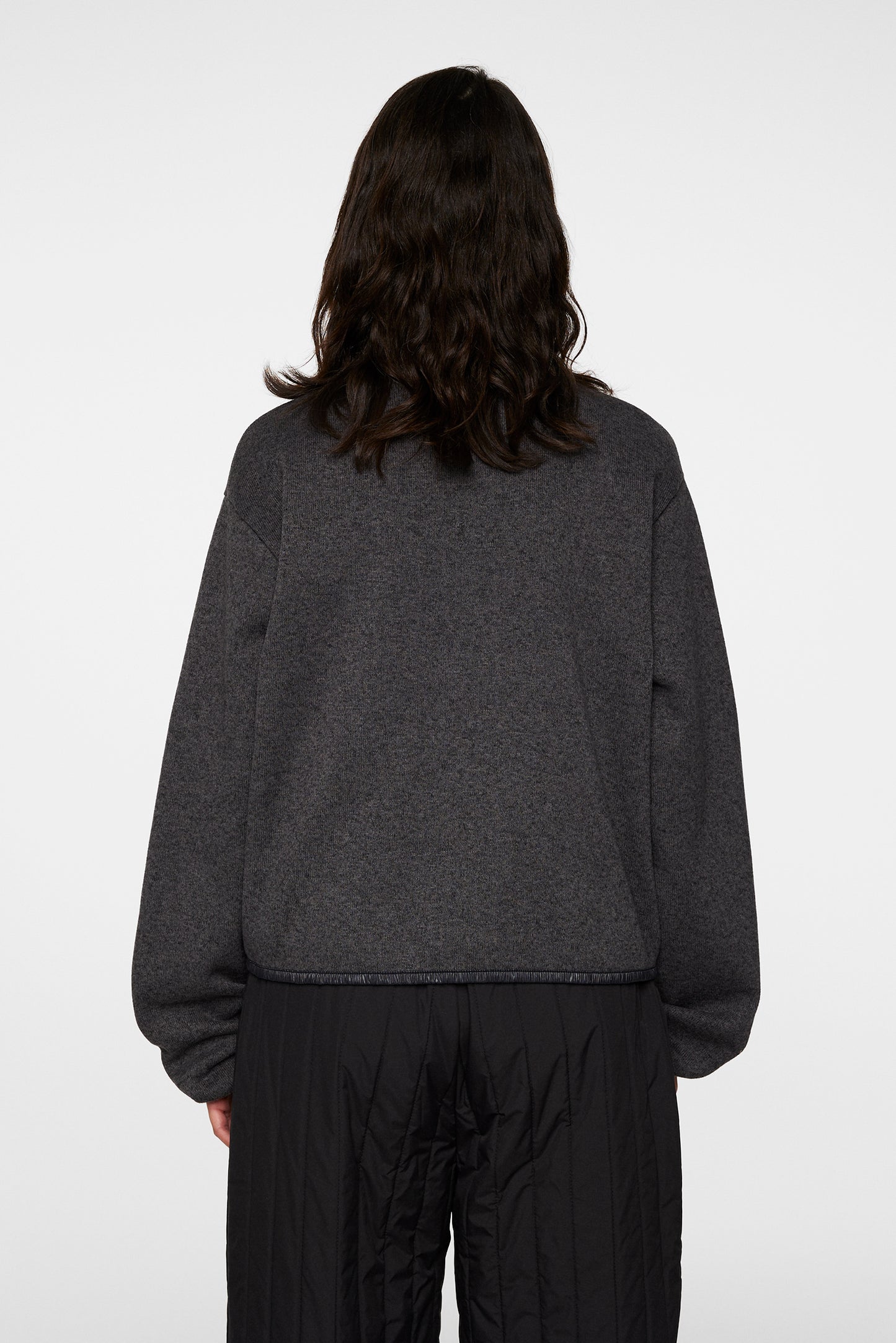Cirque Jacket in Dark Grey Melange by J.Lindeberg