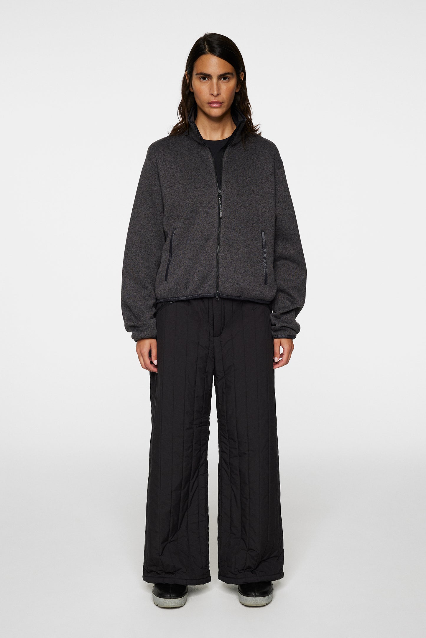 Cirque Jacket in Dark Grey Melange by J.Lindeberg