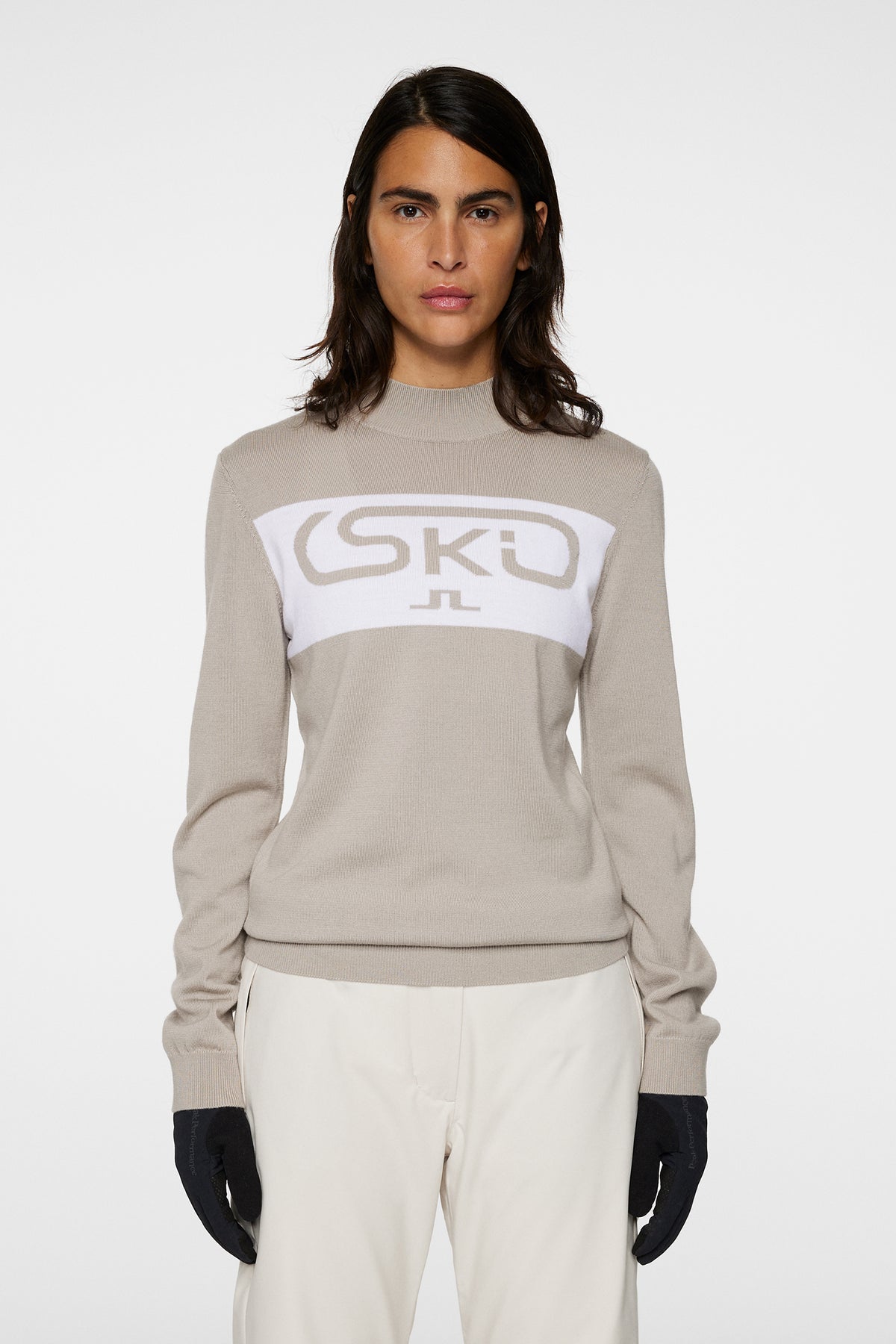 Kelby Knitted Sweater in Moonbeam by J.Lindeberg