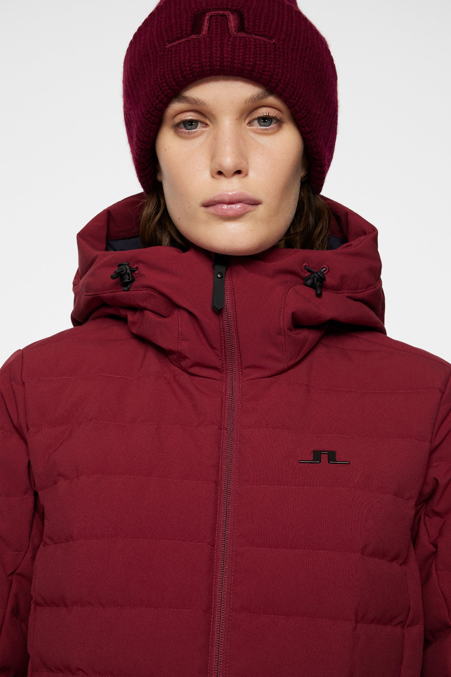 W Thermic Down Jacket in Cabernet by J.Lindeberg