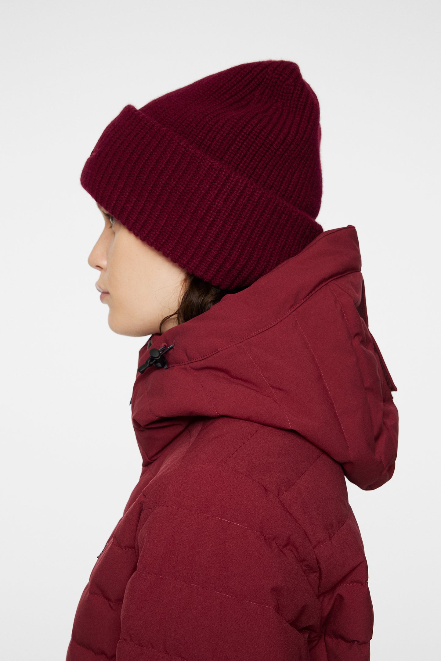 W Thermic Down Jacket in Cabernet by J.Lindeberg