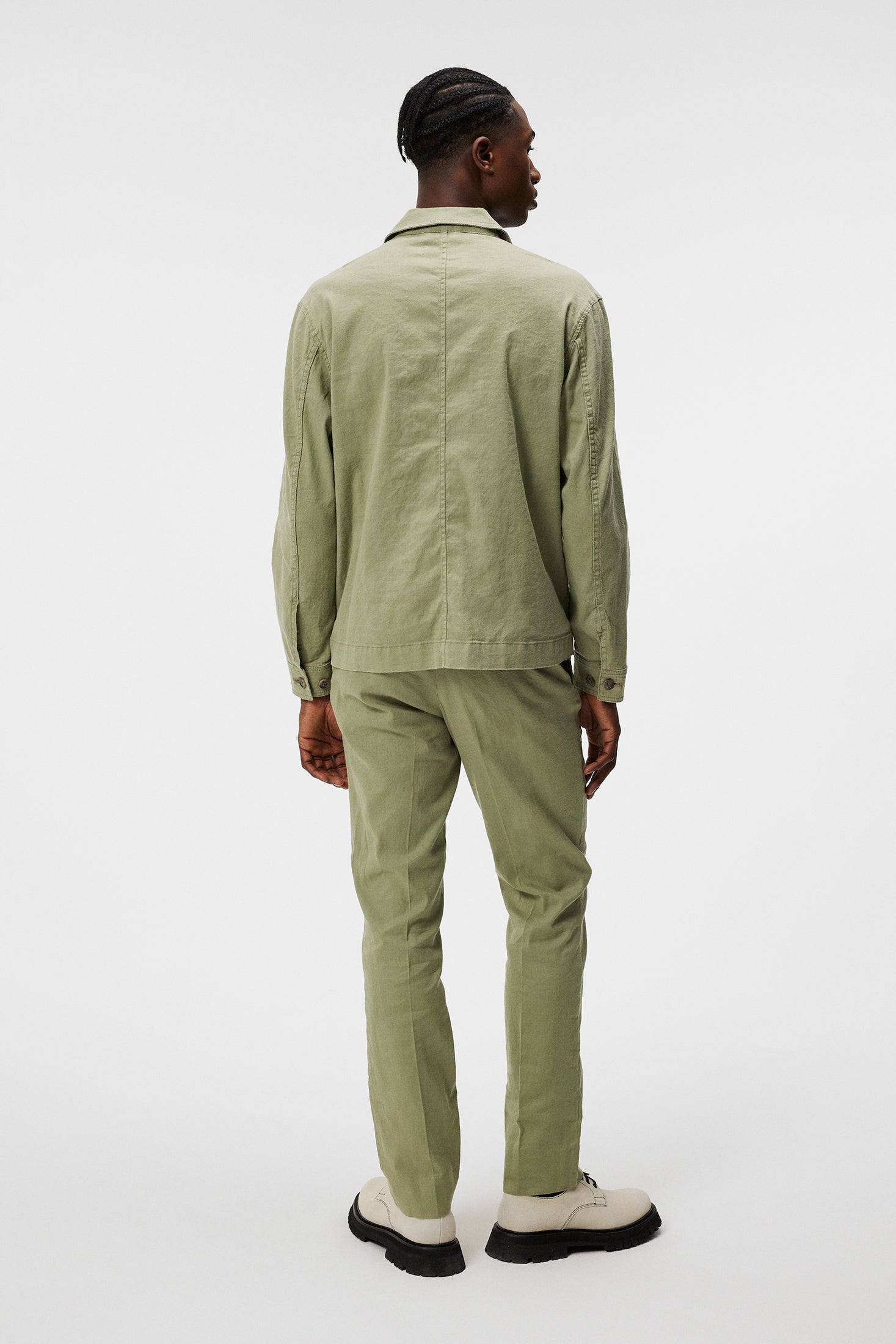 Errol Linen Workwear Overshirt