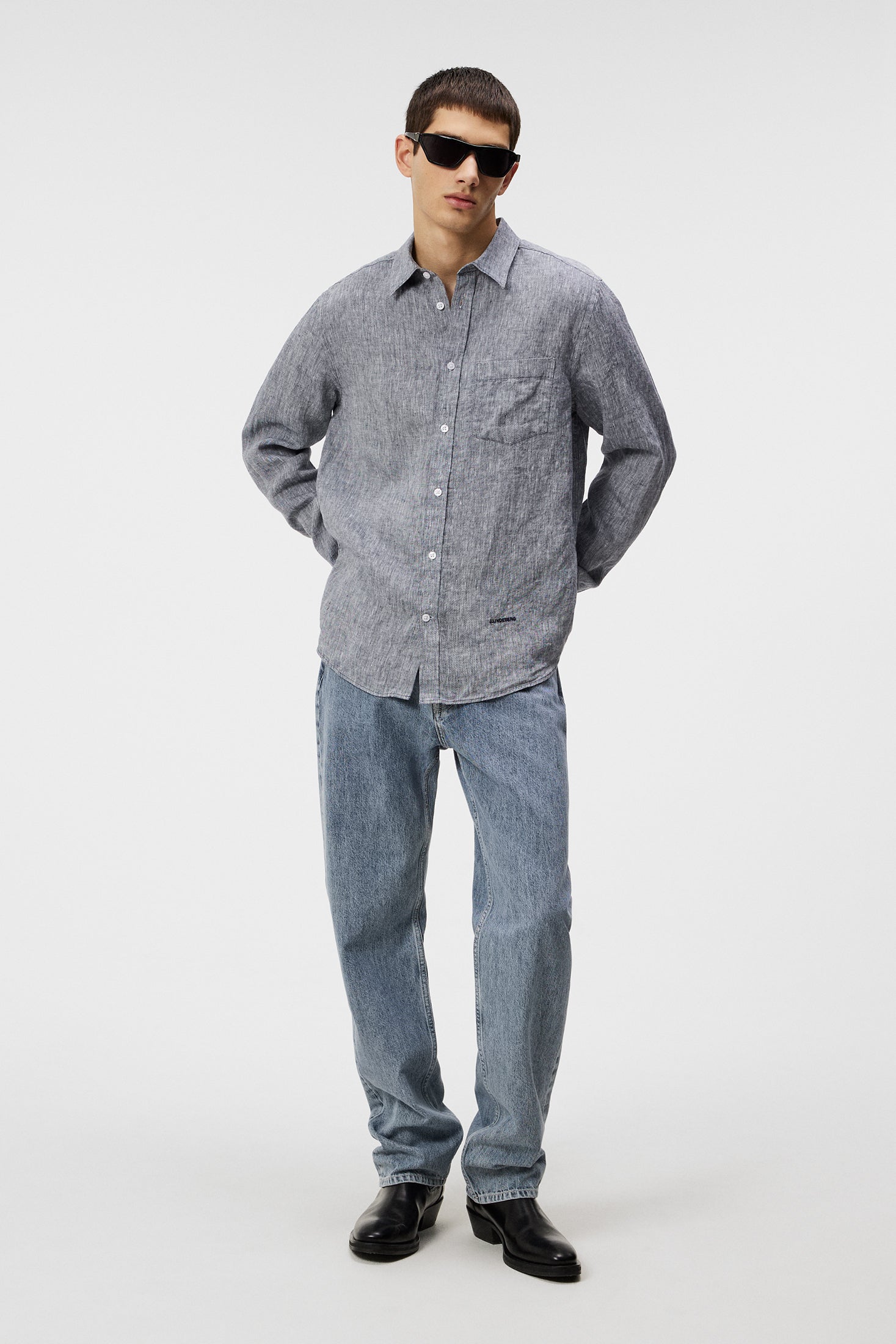 Slim Linen Melange Shirt