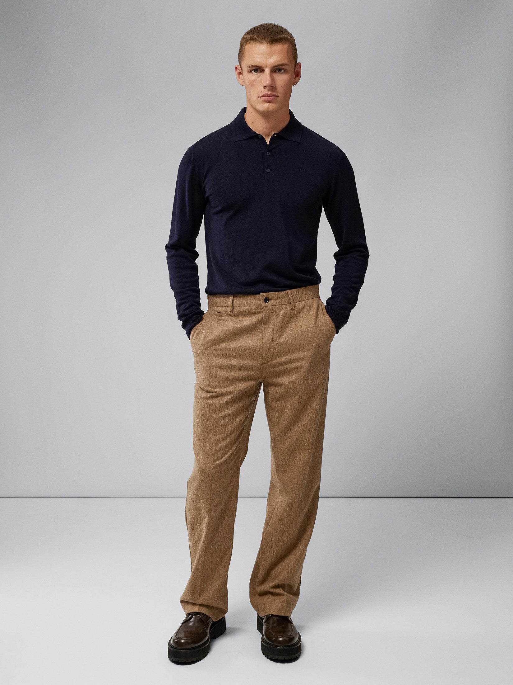 Noel Light Merino Polo