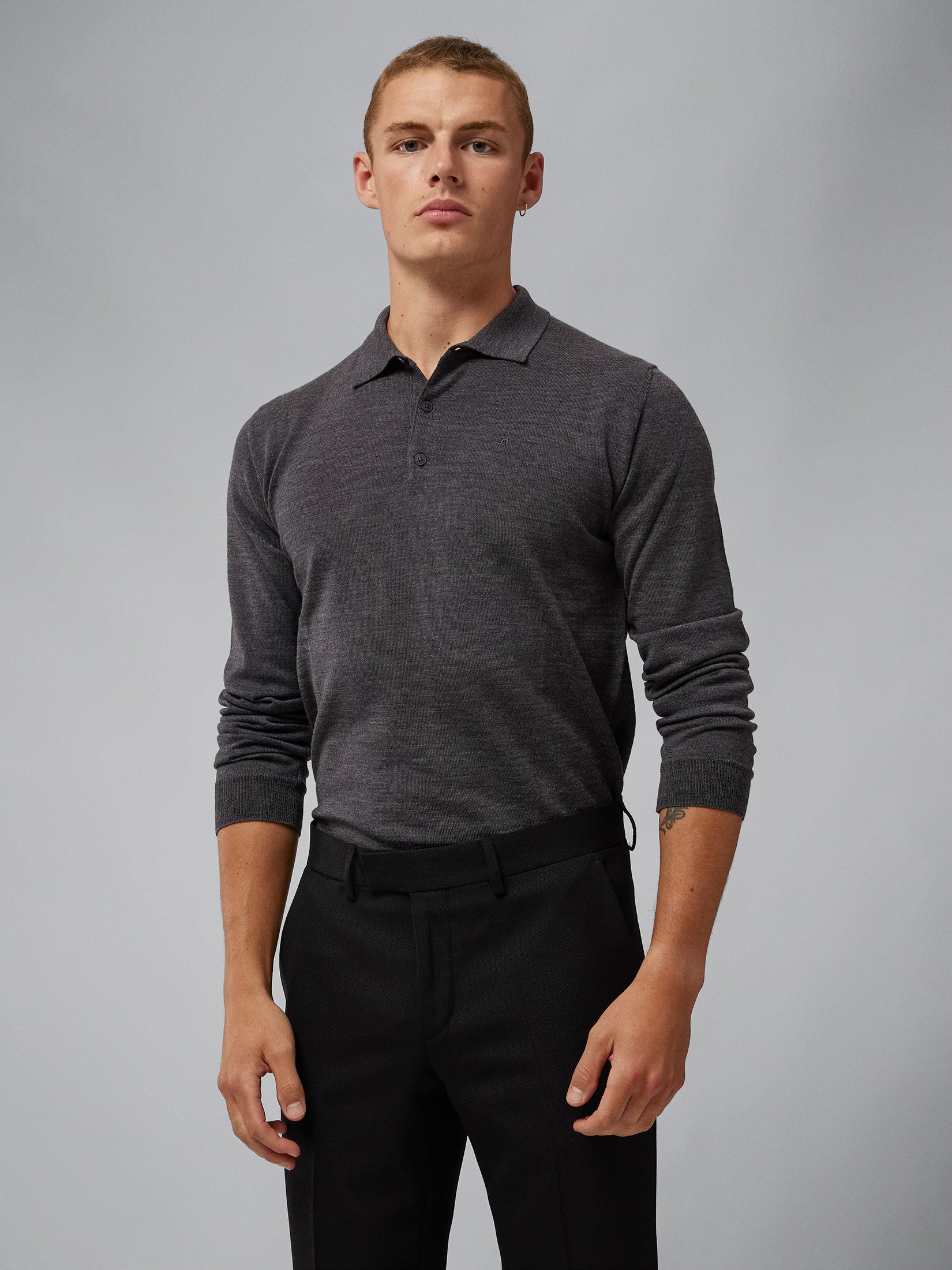 Noel Light Merino Polo